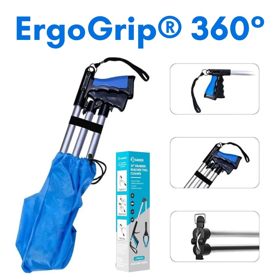 ErgoGrip®️ 360°: Extiende tu alcance y evita peligros + Obsequio Sorpresa